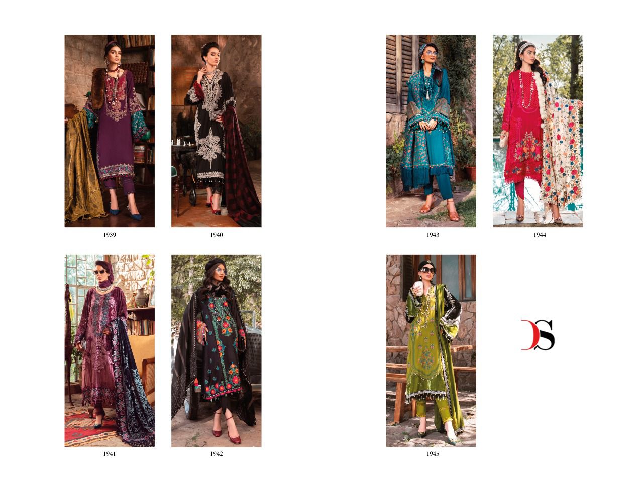 Deepsy Maria B Lawn 22 Vol 4 Ethnic Wear Embroidery Wholesale Pakistani Salwar Suits
